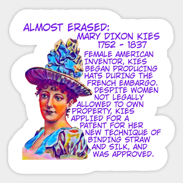 Almost Erased: Mary Dixon Kies Sticker by Courage Today Designs